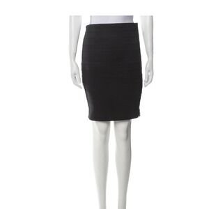 Band of Outsiders Black Ribbed Knit Pencil Skirt – Size Medium (US 8)